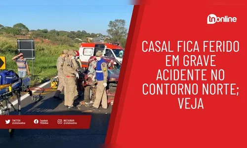 Veja detalhes do acidente na PR-170 que deixou casal ferido