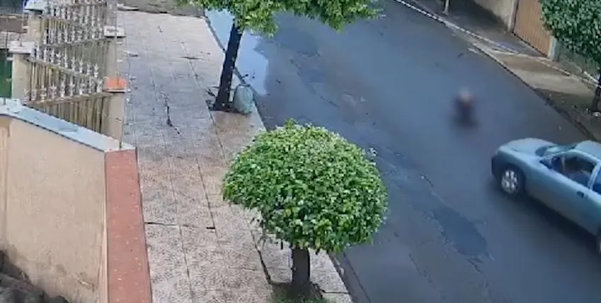 Acidente ocorreu na Rua Salim Sahão, no Jardim Alto da Boa Vista