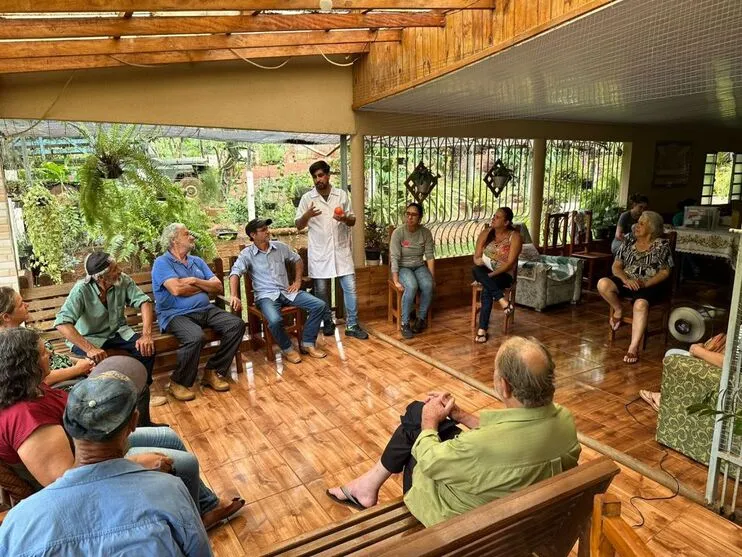 Ao longo do mês de setembro, a equipe do NASF realizou visitas e atividades nos bairros rurais do município de Rio Bom.