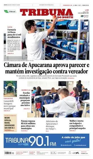 Edição do dia 24 de outubro de  2023