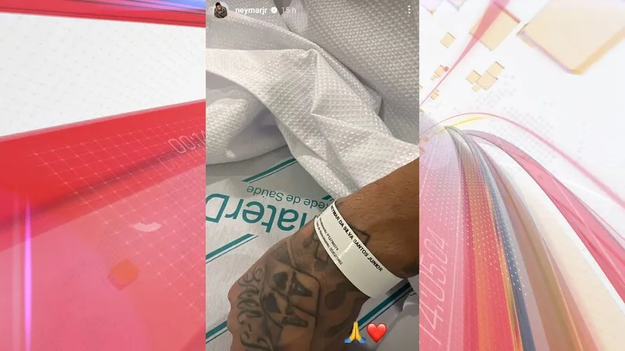 Foto publicada por Neymar no story do Instagram
