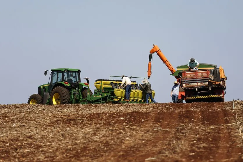 21-10-2020 - Plantio de soja na região Oeste do Paraná