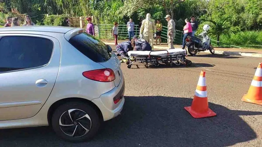 Acidente foi na manha desta terça-feira próximo ao Jardim Botânico