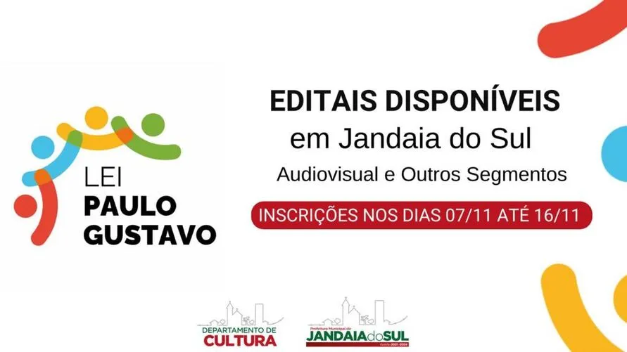 As inscrições vão até o dia 16 de novembro de 2023