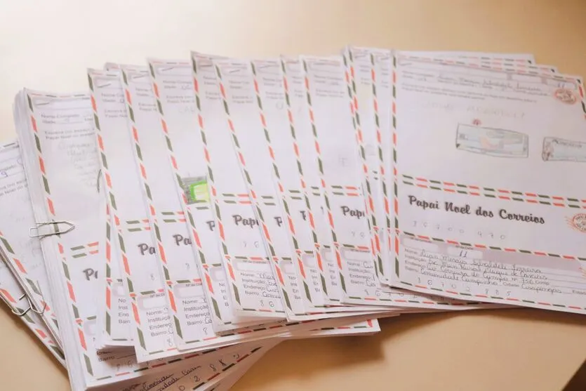 Cartas serão feitas por 96 alunos de escola municipal