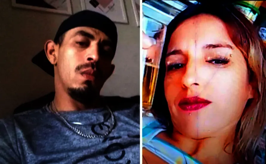 Claudinei Velozo, de 30 anos, e Daiana Cordeiro, de 32, foram assassinados
