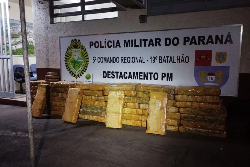 Entorpecentes foram apreendidos pela Polícia Militar