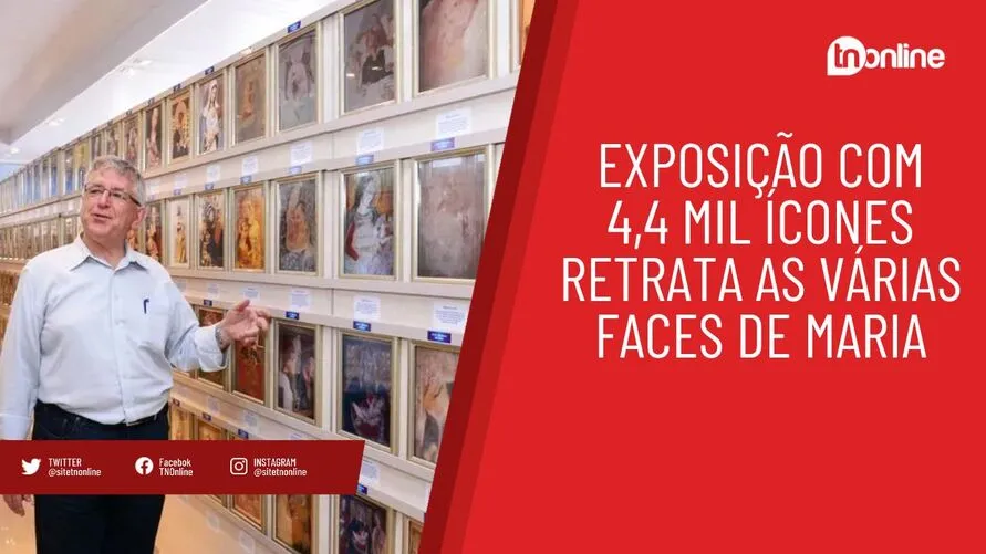 Exposição com 4,4 mil ícones retrata as várias faces de Maria; veja