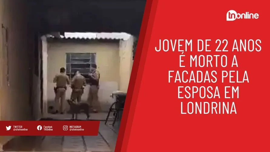 Jovem de 22 anos é morto a facadas pela esposa em Londrina