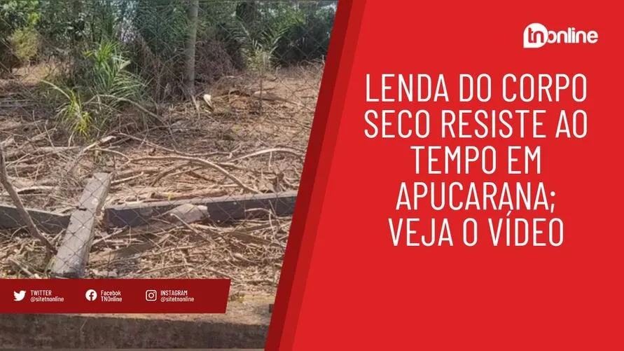 Lenda do Corpo Seco resiste ao tempo em Apucarana; veja o vídeo