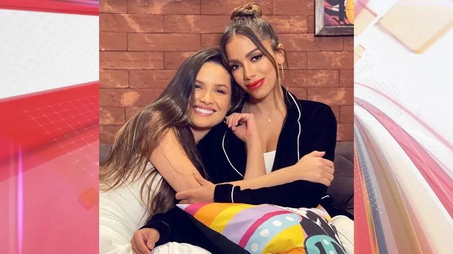 No fim de semana, a paraibana esteve com a amiga Anitta