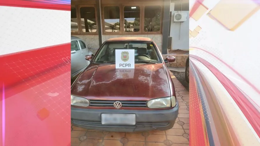 Veículo VW Gol furtado foi recuperado por policiais civis de Arapongas