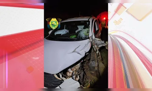 Homem morre e 3 pessoas ficam gravemente feridas em acidente na PR-170