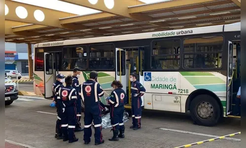 Homem que morreu atropelado por ônibus em Maringá é identificado