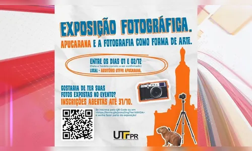 UTFPR de Apucarana anuncia Exposição Fotográfica gratuita