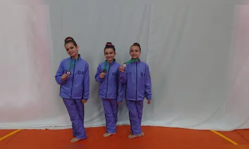 Ginastas apucaranenses conquistam bronze no Torneio Paraná