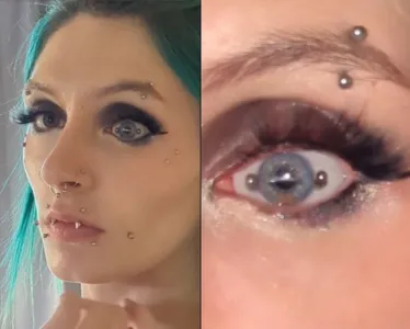 Bree chamou a atenção na web por seu piercing