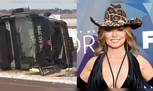 Acidente com ônibus de Shania Twain deixa 13 feridos no Canadá