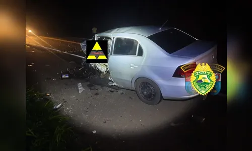 Homem de 56 anos e criança de 2 morrem após acidente no norte do PR