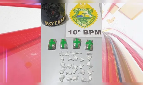 PM prende uma pessoa e apreende drogas em Mauá da Serra