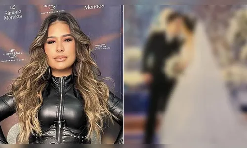 Confira fotos raras do casamento de Simone Mendes vestida de noiva