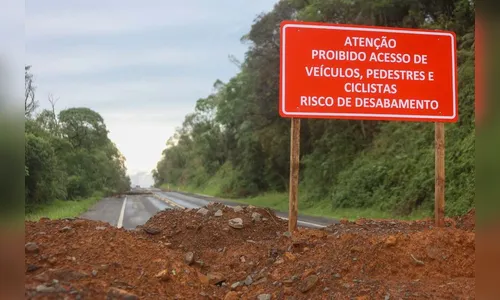 DER-PR atualiza situação das rodovias afetadas pelas chuvas; veja