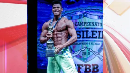 Eustácio foi campeão nacional na categoria Men’s Physique Júnior, em 2018