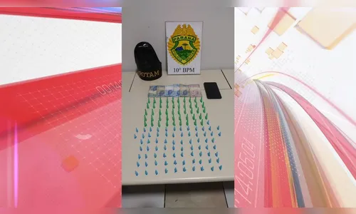 Rotam prende traficante e apreende 125 pinos de cocaína em Apucarana