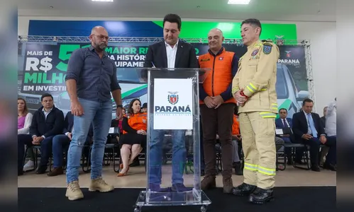 Governador entrega R$ 52 milhões à Defesa Civil do Paraná