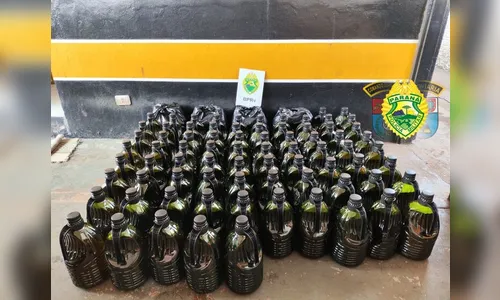 PRE apreende 85 galões de azeite e eletrônicos no norte do Paraná