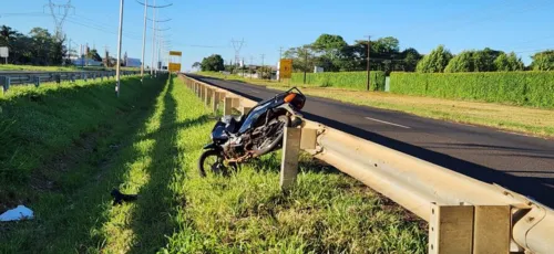 Honda Biz era ocupada por dois homens