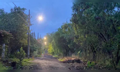 Iluminação pública em áreas rurais de Apucarana é 100% de LED