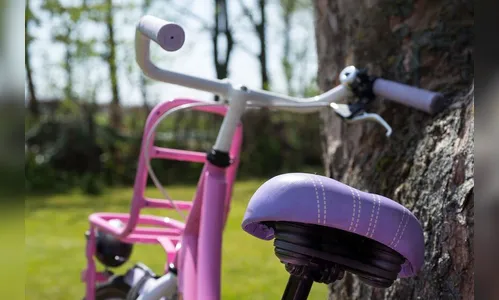 Menina ganha bicicleta em sorteio e ex-padrasto furta brinquedo
