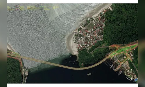 DER/PR disponibiliza o Plano Funcional da Ponte de Guaratuba
