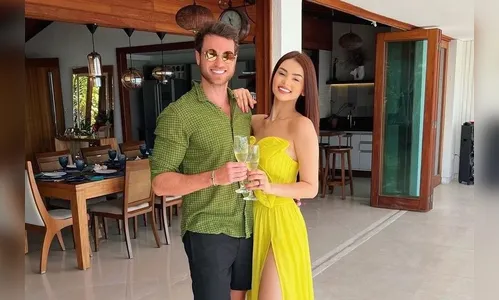 Lucas Bissoli e Eslovênia Marques, ex-participantes do BBB