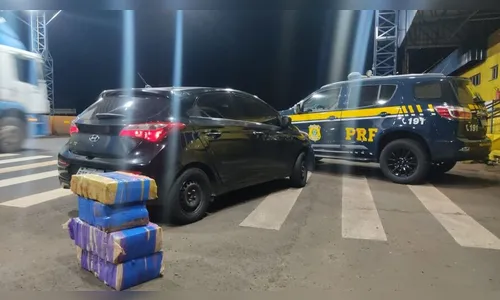 Polícia rodoviária apreende maconha em Mandaguari