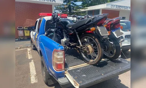 Guarda Municipal apreende duas motos em Apucarana