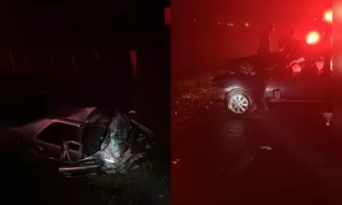 Mulher morre e outros seis ficam feridos em grave acidente na PR-281