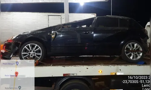 Motorista de 31 anos fica ferido após capotamento na PR-445