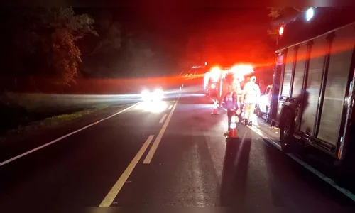 Acidente na PR-466 em Lidianópolis deixa duas pessoas feridas