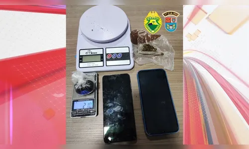 Mãe e filho são presos pela PM por tráfico de drogas em Arapongas