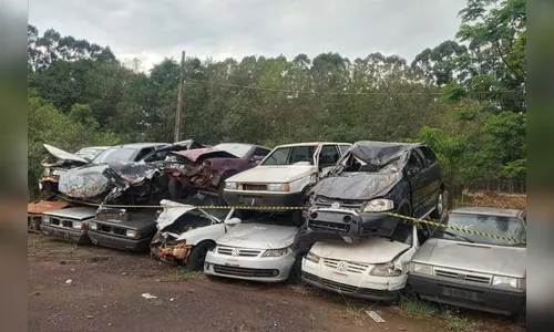 DER/PR vai leiloar 772 sucatas de veículos recolhidas em rodovias