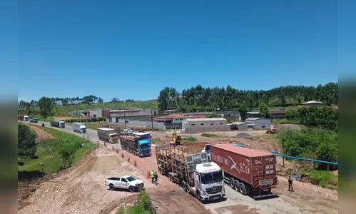 Tráfego de veículos é liberado na PR-151 em Jaguariaíva