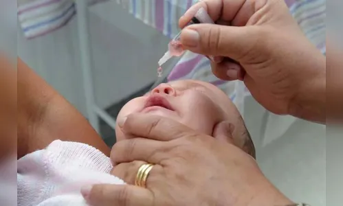 Saúde alerta para importância da vacinação contra a poliomielite