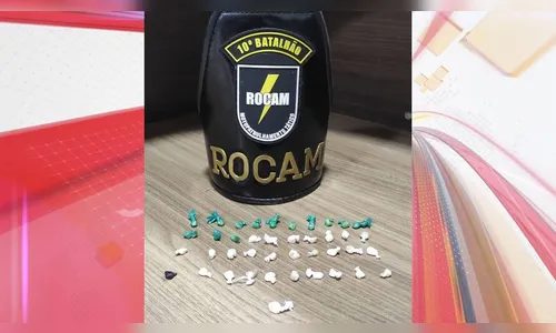 PM prende jovem de 18 anos e apreende outro de 12 por tráfico