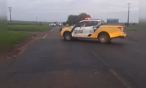 Ponte do Rio Ivaí é bloqueada na PR-323 no Noroeste do PR