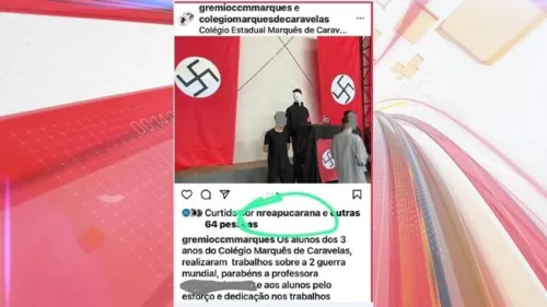 Posts publicados - e depois apagados - por colégio em Arapongas