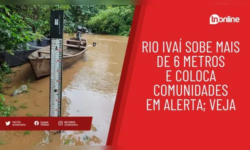 Rio Ivaí sobe mais de 6 metros e coloca comunidades em alerta; veja