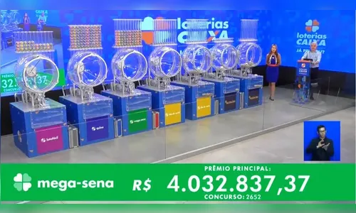 Confira as dezenas sorteadas pela Mega-Sena neste sábado (4)