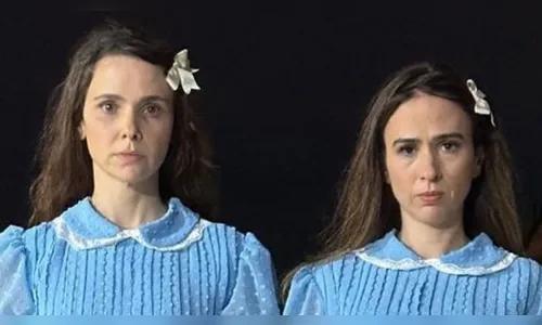 Tata Werneck e Débora Falabella 'assustam' com fantasia sinistra; veja
